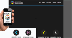 Desktop Screenshot of graficasdelpacifico.com